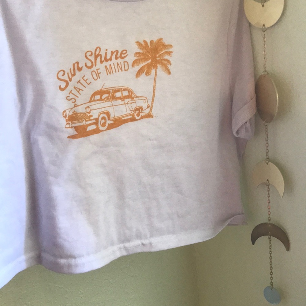 Sunshine state of mind crop top